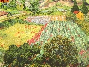 Das Mohnblumenfeld nach van Gogh